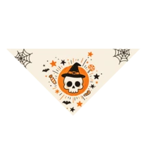 Halloween Pet Bandana, Adjustable Spooky Cute Pumpkin & Ghost Pattern Dog Scarf, Soft Breathable Cat Collar, Suitable For Small, Medium, Large Pets For Holiday Parties And Daily Wear - Multicolor - View 15