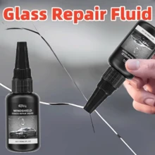 rayhong Windshield Repair Glue Windshield Crack And Scratch Repair, Clear View Crack Repair Agent, Easy To Use, No Sanding Required, Scratch Repair Solution, Crack Repair Kit, Easy Application, DIY Auto Glass Repair For Chips - A - View 3