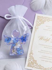 1/2 Sets Angel Hug Theme Decorative Cards With Inspirational Text, Suitable For Female Teacher Appreciation Gifts, Back To School Classroom, Home, Holiday Party Decoration, Halloween Christmas Multi-Purpose Greeting Cards Commemorative Decorative Cards - A - View 4