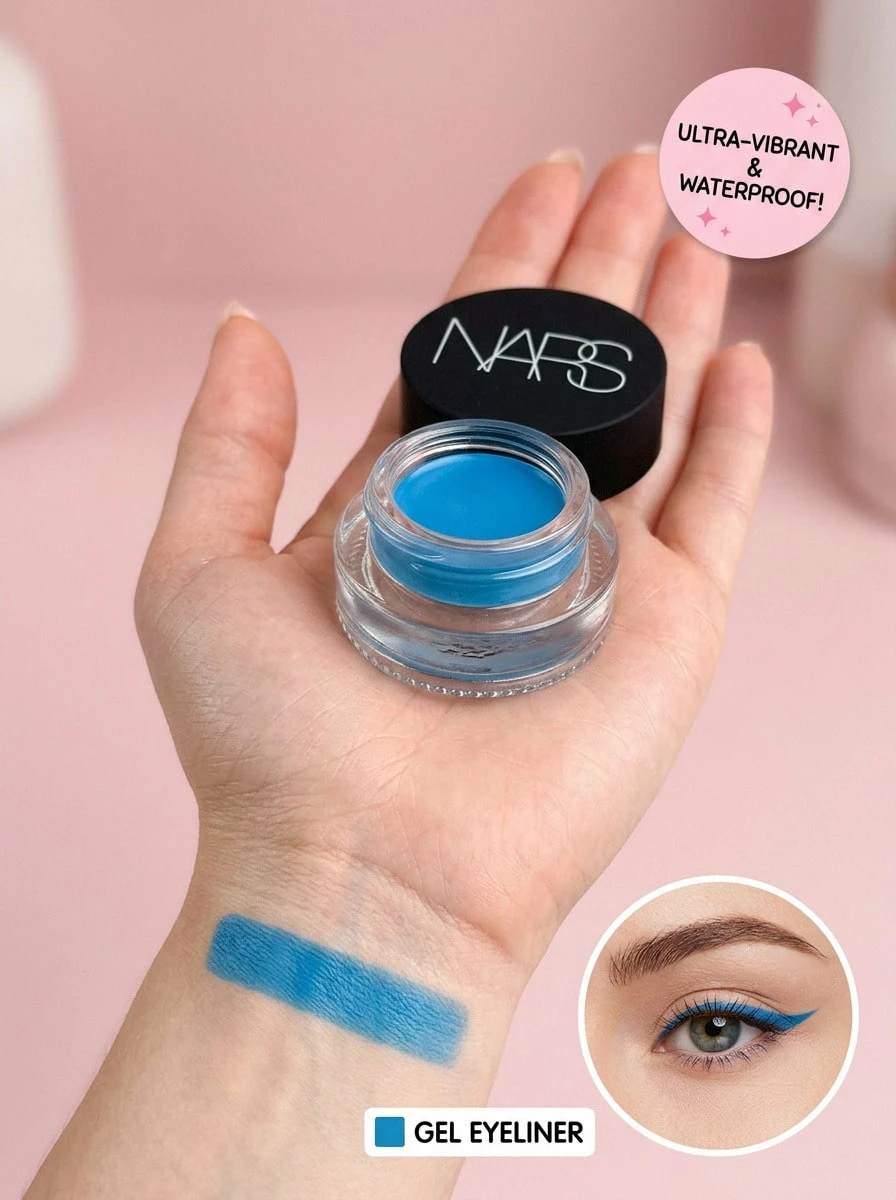 Nars 所罗门群岛蓝绿色眼影凝胶 0.08盎司/2毫升 多功能、持久、高显色度 轻盈凝胶配方 女友 妻子 母亲 朋友 生日 毕业派对 旅行 露营 户外活动 校园旅行 节日 周年纪念 办公室 冬季 圣诞节 特殊场合、派对 - 綠松石藍 - 查看 1