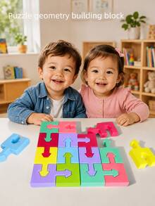 Geometric Shape Sorting & Block Unlocking Puzzle Colorful Blocks Educational Toy, Puzzle, Children's Game, Fine Motor Skills Game, Children's Travel Activity, Geometric Block Matching, Matching Game, Travel Toy, Children's Puzzle - Multicolor - View 8