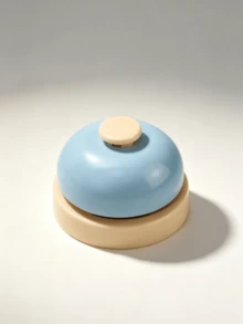 1個金屬蜂鳴器按鈕呼叫鈴，適用於前台服務鈴、寵物訓練按鈕 - 粉色 - 查看 7
