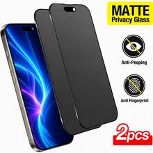 CASECOPS 2Pcs Matte Privacy Screen Protector Compatible With IPhone 17 Pro Max/17 Pro/17 Air/17/16E/16 Pro Max/16 Pro/16 Plus/16/15 Pro Max/14 Pro Max/13/12/11/XS Max/XR Series, 25° Anti-Peep, Compatible With Phone Cases, Full Coverage, Soft Matte Texture With A Silky Smooth Touch (9H Scratch-Resistant | Anti-Fingerprint Coating) - 2Pcs - View 27