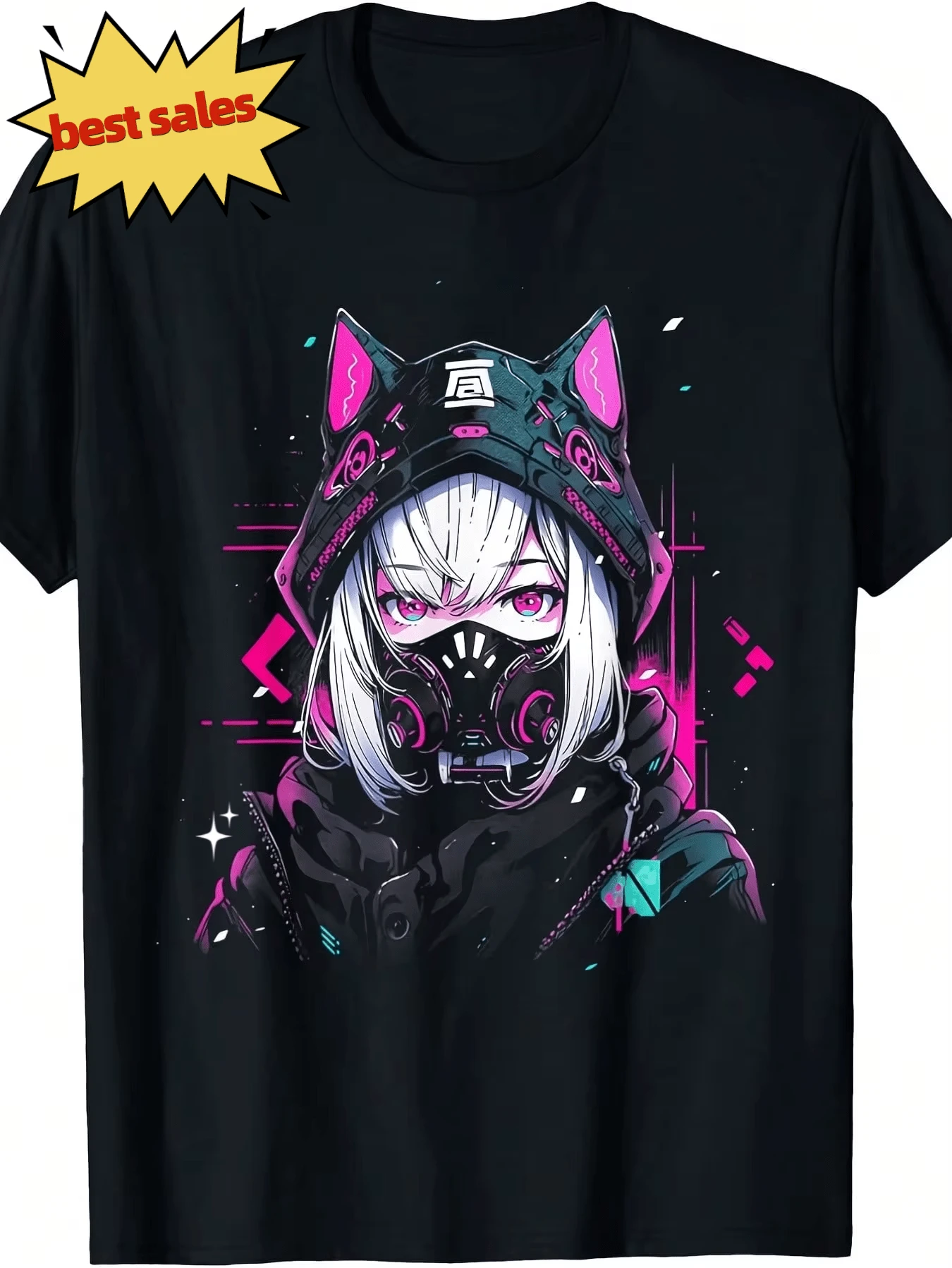 Women T-Shirts - 黑色 - 查看 1