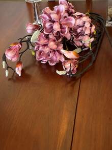 1pc Artificial Magnolia Branch, Real Touch Single Head Faux Magnolia Flower, Suitable For Home Decor, Wedding Centerpiece, Garden Arrangement - Multicolor - View 11