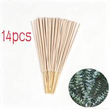 14/84/184支尤加利香竹香棒，持久清新尤加利香氣，放鬆身心，適合居家瑜伽冥想、節日裝飾（聖誕節、萬聖節、感恩節）－高品質木製香棒，清新香氛，手工香氛，竹製材質，適合健康愛好者與居家裝飾者 - 尤加利尤加利香薰棒 - 查看 12