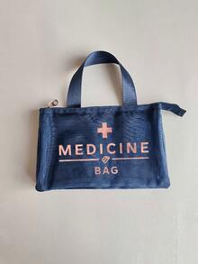 网眼化妆包，印有“药品”字样，便携式收纳袋，化妆包，护肤品收纳包，旅行必备，宿舍用品，新娘礼物，母亲节礼物，生日礼物，送给朋友和老师的礼物，药品收纳袋，浴室收纳袋，珠宝收纳袋，唇彩和化妆品收纳袋，学生宿舍洗漱包，送给妻子、家人、朋友、同事的礼物 - 彩色 - 查看 31