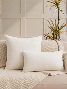 1pc/2pcs Boho Tufted Abstract Botanical Water-Drop Cushion Cover, Coastal Blue Mustard Ivory Pillow Case, Hidden Zipper, All Season Decorative Pillowcase (No Insert) For Sofa Bedroom Living Room Beach House Outdoor Garden Party Decor - Blue - View 5