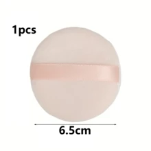 50pcs Pink Mascara Brushes + 2pcs Round Powder Puffs, Powder Puff Makeup Sponge, Velvet Face Powder Puff, Round Fluffy Powder Puff, Pink Eyebrow Brush (Suitable For False Eyelashes), Suitable For Loose Powder And Liquid Foundation, Nude Color, Makeup Brush Set - Multicolor - View 12