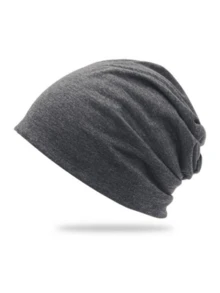 1pc Lightweight Breathable All-Season Knit Hat, Suitable For Sleeping, Chemotherapy, Running, Cycling, Hiking, Fishing And Other Sports - Multicolor - View 6