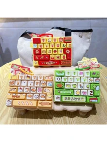 Gantungan Kunci Keyboard Mini Gaya Ganda, Elemen Pantai Musim Panas, Aksesori Dekorasi Ransel, Gantungan Kunci Keyboard dengan Cetakan Kartun Lucu, Ornamen Tas Tangan Bergaya, Hadiah Kecil Sehari-hari - MultiWarna - View 5