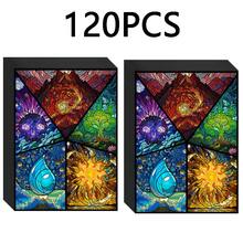 Vorinclex 60入 66X91mm 多價格/多款式 五色 Spell Power 動漫卡套，適用 MTG/PKM 遊戲卡/集換式卡牌，卡通桌遊卡牌保護套，卡牌收藏玩家最愛的萬聖節禮物 - 彩色 - 查看 23