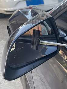 Portable Rearview Mirror Wiper, Telescopic Car Window Cleaning Brush, Telescopic Car Glass Cleaning Brush - Manual Rearview Mirror Wiper, Effectively Cleans Windshield And Rearview Mirror; Car Cleaning Supplies, Car Wash And Maintenance Kit, Car Accessories - Rearview Mirror - View 4