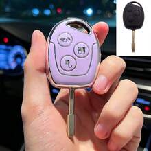 汽車鑰匙保護套 適用於 新世代 New Transit 直柄舊款 Mondeo 直柄鑰匙保護套 遙控鑰匙蓋 汽車鑰匙 FOB，TPU 鑰匙殼 送禮給伴侶、母親、父親、朋友 - 單殼 - 查看 4