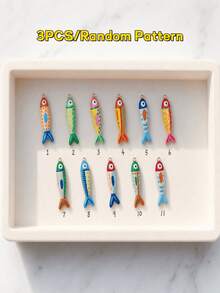 Dopamine Color Block Tropical Fish Series Pendant Accessories, Ocean Style Personalized Matching, DIY Handmade Jewelry Accessories - Multiple Styles - View 7