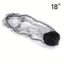 AliLeader 100 Pcs, Hair Net , 12/18/24/30/36/40/46 Inches Hair Nets Elasticity Invisible Elastic Mesh For Food Service, Ballet Bun, Sleeping, Women And Wig, Halloween - View 13