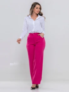 Faraya Jeans Women Pants - 粉色 - 查看 3