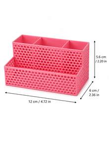 Baki Penyimpanan Meja Cetak 3D Bertekstur Sarang Lebah Berongga Matte, Organizer Alat Tulis Multi-Kisi Terbagi, Tempat Pena Material PLA & Perlengkapan Kantor Kecil untuk Meja Belajar - MultiWarna - View 9
