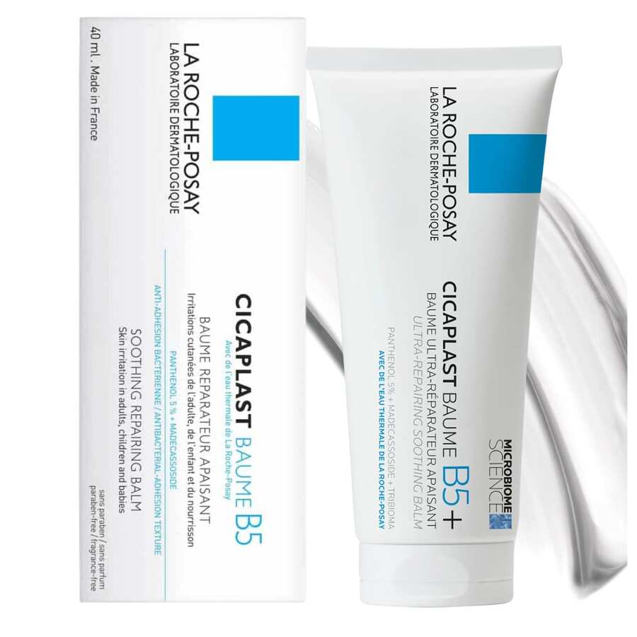 La Roche-Posay Cicaplast B5+ 40ml - Crema Reparadora Eficaz para Pequeñas Agresiones y Post-Procedimientos Dermatológicos, Fórmula Pro Masaje, Ideal para Pieles Sensibles, Regalo Navideño - 1 pieza - Ver 1