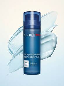 Clarins Super Moisture Gel For Men Mini 0.1oz/5ml – Refreshing Face Hydration, Cooling Effect For Energized Skin, Lightweight Non-Greasy Formula, Ideal For Post-Shave Relief And Active Lifestyles - Multicolor - View 1
