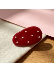 6/8pcs Cute Girls Polka Dot Bow Hair Clips, Adorable Design, Suitable For Forehead Or Side Bangs, Daily Wear, Outfit Matching - Multicolor - View 7