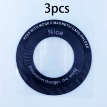 1/2/6Pcs For Magsafe Magnetic Metal Ring ForPhone Universal Metal Sticker Support Wireless Charger Plate Sheet Magnet Car Holder - Multicolor - View 7