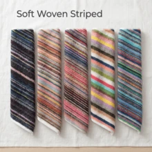 sanrou 6/8pcs-Random Color, Bright Rainbow Striped Square Towel Set, Skin-Friendly, Super Absorbent, Quick-Drying, Macaron Striped Design, Suitable For Bathroom Shower, Daily Skincare, Home, Hotel, SPA Skincare, Intimate Cleaning, Gym, Hotel Guest Daily Hand Cleaning And Other Places - Multicolor - View 4