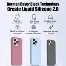 New Luxury Shockproof Soft Friendly Phone Case Compatible With Iphone 17 16 15 Pro 14 Plus 13 12 11 17 Pro Max Air XR XS Max X/XS 7/8 Plus 7/8, Drop-Proof Silky Protective Cover, Fall-Resistant Design, Skin-Friendly Material Blue - Navy Blue - View 9