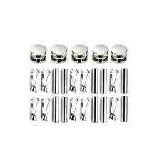 5/10 Sets Spring No-Tie Shoelace Cord Locks, Button-Style Drawstring Buckles, Suitable For Shoelaces, Hoodies, Jackets, Pants, Adjustable Metal Clips, DIY Hoodie Adjustment Buckles, Rust-Proof Shoelace Clips, Adjustable Buckles - Multicolor - View 7