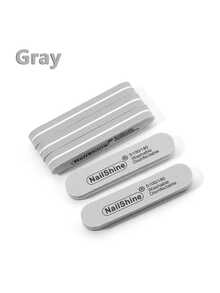 5/10/20/50pcs Oval Nail File Set, 0.47 Inch Thick Sponge Nail File For Gel Nails, Washable Double-Sided 100/180 Grit Polishing File - Multicolor - View 13