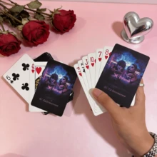 1 Deck Custom Photo Cards] [1 Deck Custom Photo Playing Cards] 1 Deck Custom Photo Playing Cards - Personalized Matte Finish Table Cards For Family Gatherings, Party Favors, Unique Photo Album Alternative, Christmas Poker Game Gift - Sets - View 6