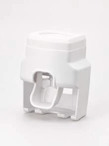 Creative Wall-Mounted Automatic Toothpaste Dispenser Bathroom Accessories Set Waterproof Slouchy Toothpaste Squeezer Toothbrush Holder - A - View 9