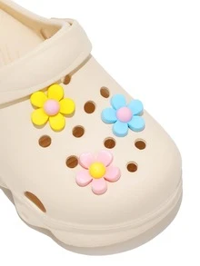 HOEASE Casual Breathable Clog Shoes For Girls, Quick Drying Lightweight Garden Clogs For Indoor Outdoor Shower Pool, Non-Slip Summer Beach Slides - Beige - View 4