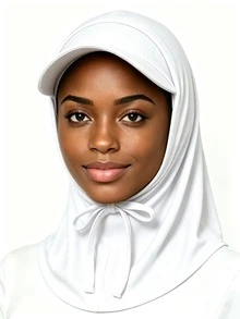 YPGVUO Solid Color Pointed Hood Drawstring Hijab, Sun Protection Breathable Sports Headscarf, Suitable For Daily Walking, Jogging, Travel And Outdoor Activities - Scarf - View 10