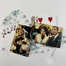 Customizable Photo Playing Cards For Couples - 54 Matte Finish Deck With Heart Design, Personalize With Your Photo For A Unique Touch - Ideal Anniversary Gift - Sets - View 4