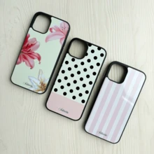 Capinha Magnética Listras Rosa Lírios Florais Poá Preto Estética Feminina Proteção Câmera Resistente a Quedas Compatível com Phone 17 16 15 14 13 12 11 X XR XS Pro capinha phone 15 promax capinha phone 17 pro capinha phone 16 promax capinha phone 13 pro brasil masculino dia dos namorados presente homem - Multicolorido 2 - Visão 4
