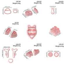 Fruit, Animal And Other Polymer Clay Cutting Tools, Suitable For DIY Handmade Cute And Flowing Earring Handicrafts - Multi-element - View 2