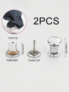 2/6入隱形褲腳縮短夾，防止褲腳拖地，無縫隱形夾設計，適用牛仔褲與長褲，防水、便攜耐用，易安裝且固定牢固，多色可選 - A - 查看 11
