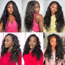 Body Wave Knotless Pre-Separated Crochet Hair Feather Crochet Human Hair Extensions For Miracle Knots Boho Braids Knotless Pre-Separated 50g / Bundle - Time-Saving, 4 To 5 Bundles Recommended For A Full Head Feather Crochet - Natural Black - View 10
