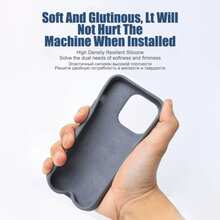 New Luxury Shockproof Soft Friendly Phone Case Compatible With Iphone 17 16 15 Pro 14 Plus 13 12 11 17 Pro Max Air XR XS Max X/XS 7/8 Plus 7/8, Drop-Proof Silky Protective Cover, Fall-Resistant Design, Skin-Friendly Material Blue - Navy Blue - View 10