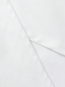 Women's Casual Strapless Peplum Top Asymmetrical Fold Over Neckline Tube Top For Fall Daily Commuting Going Out Dating - White - View 7