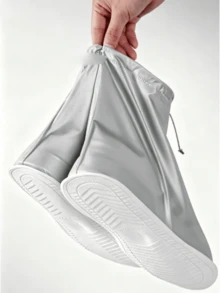 Thickened Wear-Resistant Women's Rain Shoe Covers, Waterproof Non-Slip Men's Rain Shoe Covers, Adult Waterproof Foot Covers, Rain Boots - Multicolor - View 4