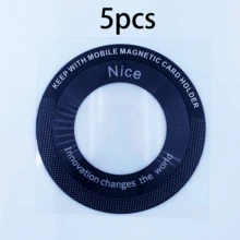 1/2/6Pcs For Magsafe Magnetic Metal Ring ForPhone Universal Metal Sticker Support Wireless Charger Plate Sheet Magnet Car Holder - Multicolor - View 8