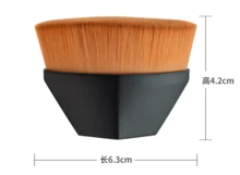 Shu Uemura No. 55 Seamless Foundation Brush, 198,000 Dense Bristles, 10s Quick Makeup Application, Zero Powder Feel Natural Look, No Powder Absorption, No Creasing, Professional-Grade Base Makeup For Beginners - Black - View 4