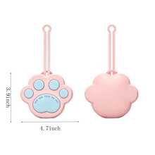 Waterproof Silicone Pet Treat Storage Box, Paw Print Hanging Dog Treat Bag, Lightweight Travel Food Container, Suitable For Puppy Kitten Training And Dog Walking - Multicolor - View 11