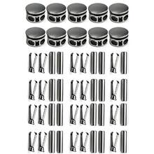 5/10 Sets Spring No-Tie Shoelace Cord Locks, Button-Style Drawstring Buckles, Suitable For Shoelaces, Hoodies, Jackets, Pants, Adjustable Metal Clips, DIY Hoodie Adjustment Buckles, Rust-Proof Shoelace Clips, Adjustable Buckles - Multicolor - View 8