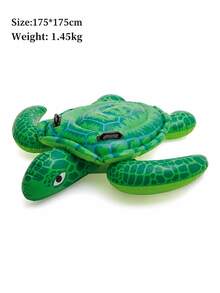 OBOVAY 1pc A Floating Raft Of Inflatable Sea Turtles With Handles(1.75*1.75*0.35m), Durable PVC Material, Suitable For Outdoor Surfing,Inflatable Pool Floats,Pool Inflatable,Holiday Essential - Multicolor - View 7