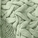 Twisted Towel Ruffle Green