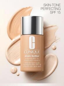 Clinique Even Better Makeup Broad Spectrum SPF 15 Foundation WN 76 Toasted Wheat 1oz/30ml – Foundation, Skin-Evening, For Users With Uneven Skin Tone, WN 76 Toasted Wheat, Suitable For Daily Beauty Routine - WN 76 Toasted Wheat - View 1