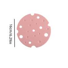 1PC Cream-Style Heat-Resistant Platinum Silicone Mat; Suitable For Use With Clay Pots, Frying Pans, Teapots, And Various Types Of Cookware-A Cute, Soft, And Practical Kitchen Accessory For Home Cooking And Dining. - Multicolor - View 2
